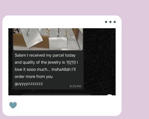 Customer WhatsApp review