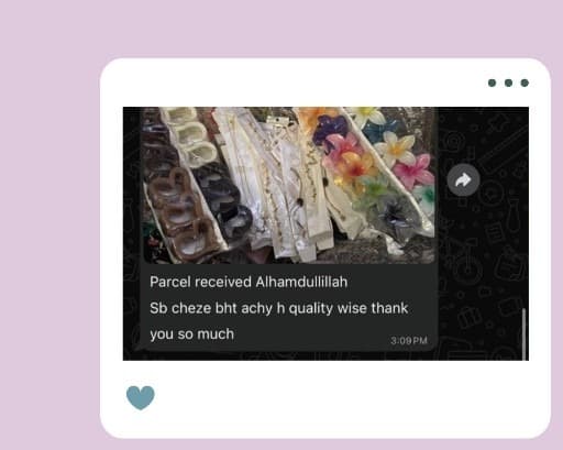 Customer WhatsApp review