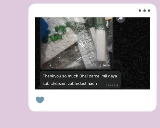 Customer WhatsApp review