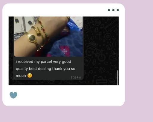 Customer WhatsApp review
