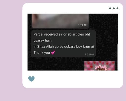 Customer WhatsApp review